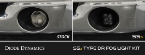 Dodge Ram 2500 Fog Light Kit - Diode Dynamics - SS3 Type DR - White - `02-`08